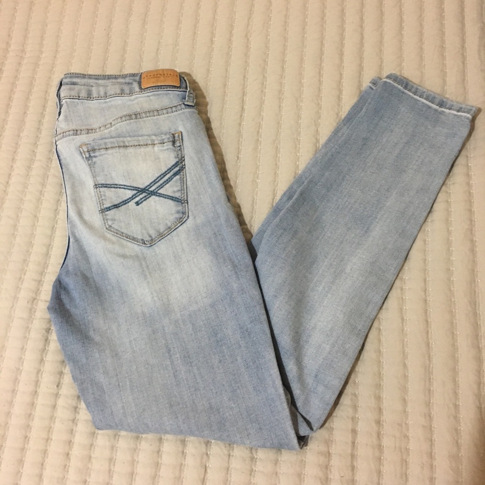 Denim Aeropostal Blue Skinny Jeans